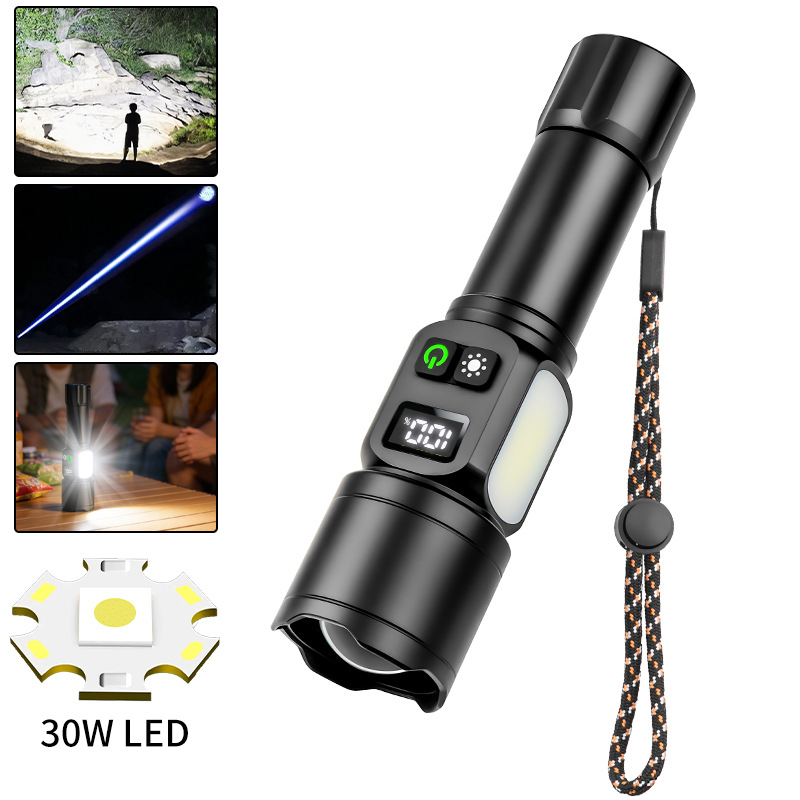 1598 ไฟฉาย สาย USB (ไม่รวมแบตเตอรี่)