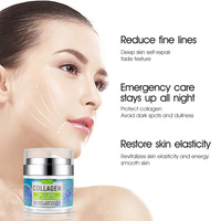 Crème Visage au Collagène PDRN et Rétinol, Réparatrice Intensive, Lissante et Anti-rides, pour Teint Foncé, Personnalisable avec Votre Logo