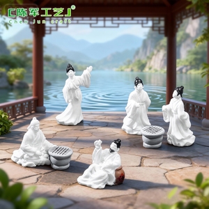Figurines de style ancien pour micro-paysages, modèles de personnages mignons, accessoires décoratifs DIY pour maisons d'enfants, miniatures de bureau - Product Image 1