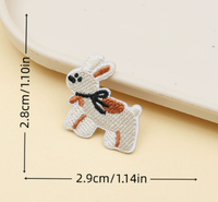 Patchs en tissu brodés, style maison, artistiques et confortables, thermocollants/auto-adhésifs, badges décoratifs faits à la main pour coques de téléphone, sacs