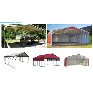 Kích thước tùy chỉnh trước thiết kế vật liệu tốt nhất xây dựng kết cấu thép nhà để xe ô tô - Product Image 5