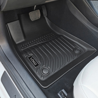 Tapis de sol personnalisés pour Tesla Model Y 3 S X, tapis de voiture 5D 7D TPE, tapis de sol toutes saisons 3D, tapis de sol d'hiver