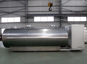 Bon prix automatique 100-10000l réservoir de refroidissement du lait 5000 litres 10000 l SUS304 réservoirs de refroidissement du lait machine de refroidissement des produits laitiers à <span class=keywords><strong>vendre</strong></span> - Product Image 6