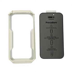 Protection d'écran en verre trempé personnalisée en gros, tendance du moment, pour la série iPhone avec applicateur, directement de l'usine OEM - Product Image 4