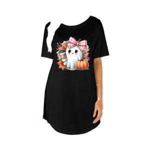 Abito personalizzato da donna con stampa personalizzata in tessuto a maglia in vita naturale Silhouette con cialda locale - Product Image 1