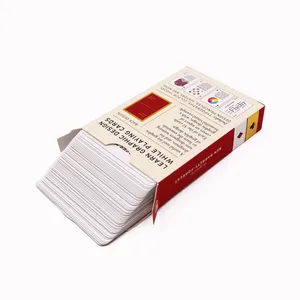 مخصص الطباعة التداول ألعاب القياسية أنيمي عارية الكرتون بوكر بطاقات للعب الطوابق