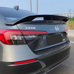 Aileron arrière de style GT noir brillant pour Honda Civic 11e génération 2022, accessoires de voiture - Product Image 5