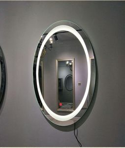 Miroir mural pour salon de coiffure, simple, avec éclairage LED, pour la coupe de cheveux - Product Image 5