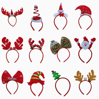 Ensemble de serre-têtes et lunettes de Noël, accessoires de fête de Noël, accessoires de photomaton de Noël pour enfants et adultes, cadeaux de fête de fin d'année
