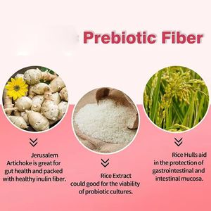 Mezcla de probióticos personalizados con prebióticos, 12 cepas para la salud intestinal, prebióticos para alimentar bacterias buenas, mezcla de prebióticos - Product Image 4