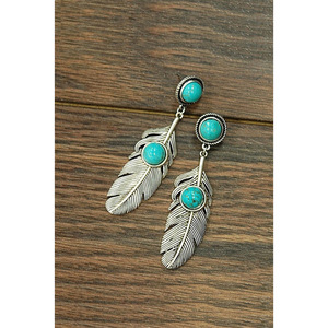 Orecchini di piume da donna, stile bohémien vintage, accessori per l'orecchio da indossare tutti i giorni - Product Image 1