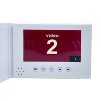 Carte de visite personnalisée 10 7 5 4.3 pouces ips écran lcd pour brochures vidéo