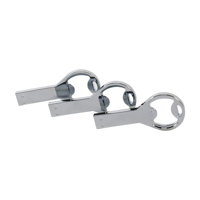 Mini Metal Bottle Opener Key Shaped Usb Flash Drive U Disk Memory Storage Usb with Custom logo Pendrive