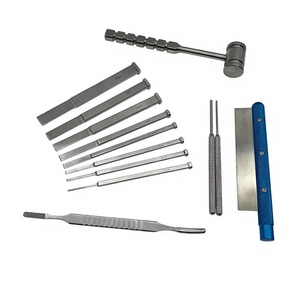 Kit d'instruments chirurgicaux pour sulcoplastie rectangulaire de la trochlea, instruments chirurgicaux pour petits animaux, ensemble orthopédique manuel - Product Image 2