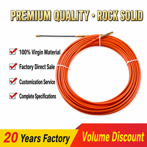 <span class=keywords><strong>Tire</strong></span>-<span class=keywords><strong>fil</strong></span> électrique en <span class=keywords><strong>nylon</strong></span> de qualité industrielle 2.0 5.0mm, Corde de tirage de câble pour conduit, Outil d'enfilage pour électricien - Product Image 2