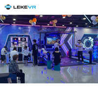 LEKE VR Game Park Machine 9D VR Multijugador 4-6 Jugadores Realidad virtual Arcade Space Shooting Gaming Set Simulator