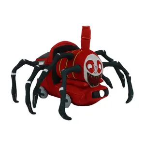 Gift Cute Plush Funny Spider Toy 22cm Cartoon Animal Stuffed Doll Spider Shaped Train Plush Toy