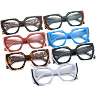 Mode Cat-eye Vintage femmes lunettes de soleil surdimensionné Designer léopard UV400 or blanc clair lunettes de luxe