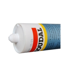 SOUDAL Bon prix, composé d'étanchéité transparent en silicone cylindrique transparent