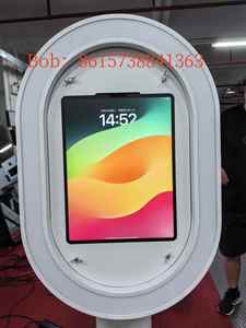 Cabina de <span class=keywords><strong>Fotos</strong></span> para iPad DSLR Salsa con Estuche, Espejo Ovalado, Diversión en Fiestas, Bodas, Máquina de Selfies para iPad, Fotomatón para Eventos - Product Image 4