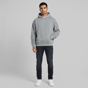 Streetwear 100% coton surdimensionné catégorie poids lourd pulls à capuche pour hommes OEMODM mode haute qualité avec logo personnalisé imprimé - Product Image 1