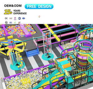 ZhongYi công viên giải trí thương mại trong nhà Trampoline công viên thiết bị dodgeball bọt <span class=keywords><strong>Pit</strong></span> thép mạ kẽm xây dựng> 500kg - Product Image 4