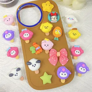 Cartoon Bite Popsicle Ornaments Resin Charms Resin Earrings Resin Art Accessories For Decoration