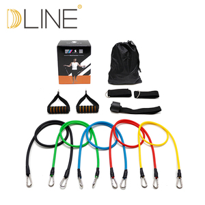 Tập thể dục tập thể dục Toning Ống kit với cửa Neo và bọt xử lý 100% cao su tự nhiên tập thể dục ban nhạc - Product Image 5