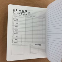 Carnet de composition Henry B5 600 g/m² en carton blanc, reliure cousue, 100 feuilles, durable pour l'école/le bureau