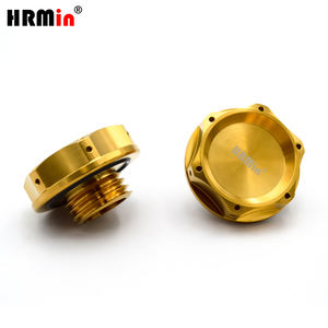 HRMin - Tapón <span class=keywords><strong>de</strong></span> Rosca para Tanque <span class=keywords><strong>de</strong></span> <span class=keywords><strong>Aceite</strong></span> <span class=keywords><strong>de</strong></span> <span class=keywords><strong>Motor</strong></span> <span class=keywords><strong>de</strong></span> Automóvil y Motocicleta, Color Dorado, <span class=keywords><strong>de</strong></span> Alto Rendimiento - Product Image 6