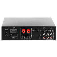 Marka yeni 200-Watt Mini boyutu alüminyum alaşım ev amplifikatör yüksek kaliteli Stereo dijital DSP USB Mic BT ses Karaoke için özellikler