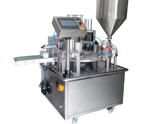 Máquina Comercial Automática Rotativa para Llenado y Sellado de Yogur, Jugo, Chocolate y Gelatina en Vasos de Plástico con Gran Precisión - Product Image 6