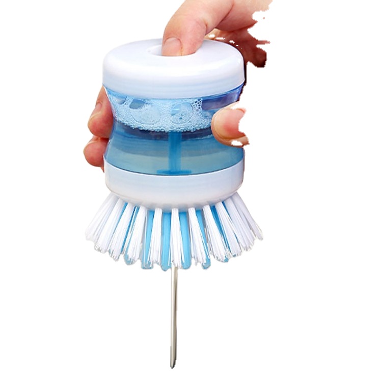 Кухонные принадлежности, пользовательские чистящие щетки с кнопкой для мытья жидкого мыла