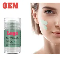 OEM ODM cilt bakımı temizleme doğal organik kil yüz maskesi sopa yüz yeni yeşil çamur