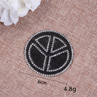 Patchs thermocollants en strass en stock, appliques en cristal pour chapeaux, vêtements, sacs, accessoires de bricolage, vente en gros