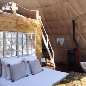 Shelter Dome Project In <span class=keywords><strong>France</strong></span> Glamping Hotel Tente dôme géodésique <span class=keywords><strong>de</strong></span> 7m avec salle <span class=keywords><strong>de</strong></span> bain Tente dôme glamping - Product Image 6