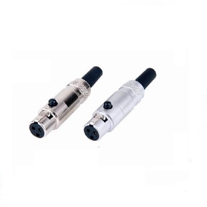<span class=keywords><strong>Mini</strong></span> connecteur <span class=keywords><strong>XLR</strong></span> 4p 5p Cannon, câble audio, prise combinée - Product Image 2