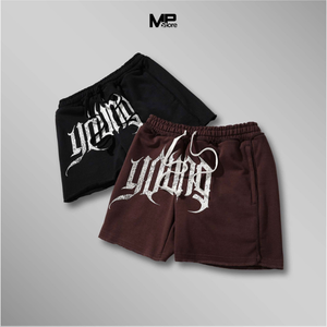 High Quality Custom Printed Gym <b>Shorts</b> Heavyweight Cotton Solid Pattern-Free Style & Sample Manufactured in Vietnam - Product Image 5