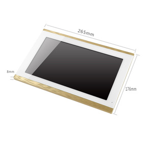 <span class=keywords><strong>Sonnette</strong></span> vidéo filaire 10 pouces avec résolution 720P, résistante à l'eau, compatible Tuya Smart pour la connectivité via application mobile - Product Image 3