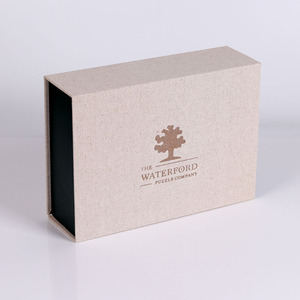 Caja de tela de lino personalizada con cierre magnético, caja de embalaje de papel de alta calidad <span class=keywords><strong>para</strong></span> álbum de fotos de regalo y unidad USB, marca de lujo - Product Image 6