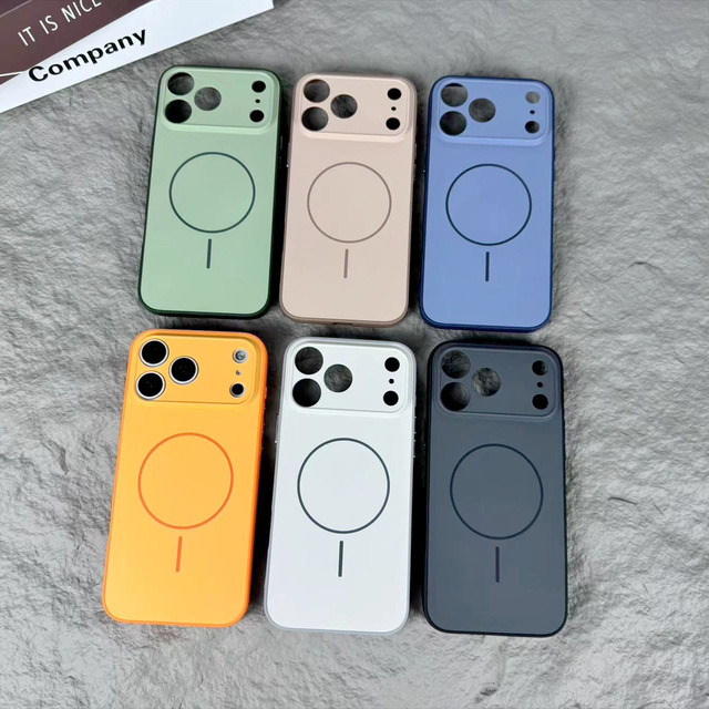 Electroplating for iPhone 17 Pro Max Camera Protective Phone case With Magnetic Shockproof Phone Case Cover for iPhone 17 Air