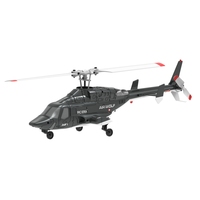 Nouvel Arrivage 1/53 A61 2.4G 6 Axes Gyro 4 Canaux Brushless Maintien d'Altitude Flux Optique Hélicoptère RC Avion RC Jouet Modèle