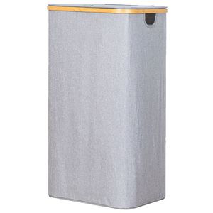 <b>Collapsible</b> Laundry Basket Oxford Cloth Rectangle Foldable Clothing Organizer For Bathroom <b>Storage</b> - Product Image 5