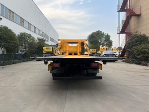 Camion de <span class=keywords><strong>remorquage</strong></span> à plateau plat JAC V6, 4,5 tonnes, plateforme hydraulique, treuil, récupération routière, <span class=keywords><strong>véhicule</strong></span> de transport de mini-excavatrice - Product Image 5