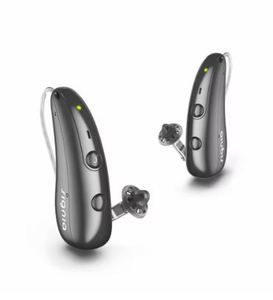 Audífonos Signia Pure Charge&GO BCT 7 iX Premium RIC Recargables con Cancelación de Retroalimentación y Bluetooth Avanzado para Personas Mayores - Product Image 1