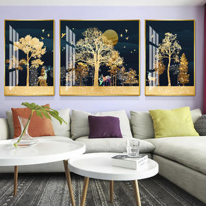 Sala de estar Hotel <span class=keywords><strong>Wall</strong></span> <span class=keywords><strong>Decor</strong></span> Deer Inlay Diamante 5d cristal porcelana arte pintura - Product Image 6