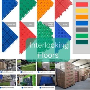 Manufacturer <strong>3x3</strong> Easy Install Modular PP Court Interlocking <strong>Tiles</strong> Outdoor Anti-Slip Backyard Basketball Court Futsal Court - Product Image 5