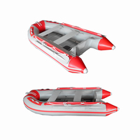 Bateau de pêche sportif gonflable en PVC de 1,2 mm, haute performance, 470 cm (15,5 pi), durable et stable, idéal pour la dérive et la vente