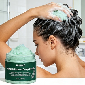Exfoliante Suavizante para el Cuero Cabelludo con Menta y Romero 2 en 1, Limpieza Profunda Calmante, Protección del Color para Cabello Graso/Seco/Dañado (283.5g) - Product Image 3