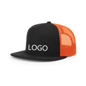 Hochwertige Wollmischung Vorne Nylon-Mesh Hinten Klassische Trucker-Kappe Flacher Schirm Richardson 511 Hüte Snapback-Kappe - Product Image 1